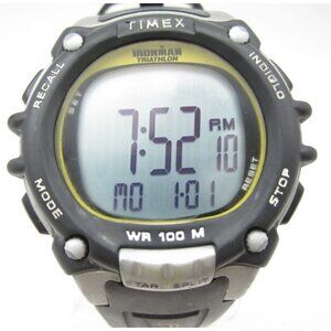 Men Timex FLIX Ironman Triathlon Quartz WR Digital 45mm Watch(G873) "New Battery